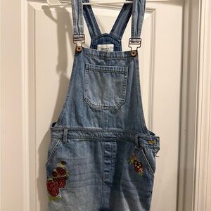 Forever 21 Blue Denim Overall Skirt
